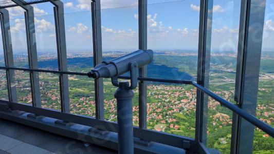Avala Tower view point on Belgrade