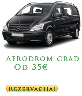 Prevoz kombi aerodrom Beograd- grad-mercedes Viano - 60€