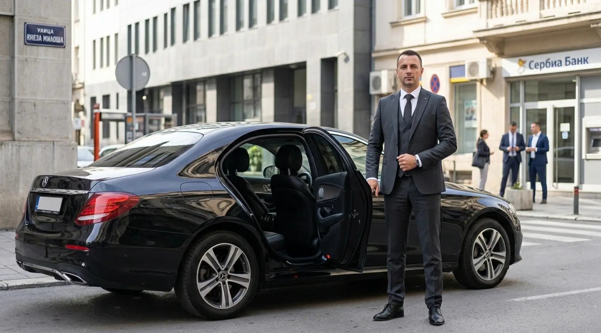 Private driver Belgrade - professional chauffeur with Mercedes E-Class, Transfers in Belgrade